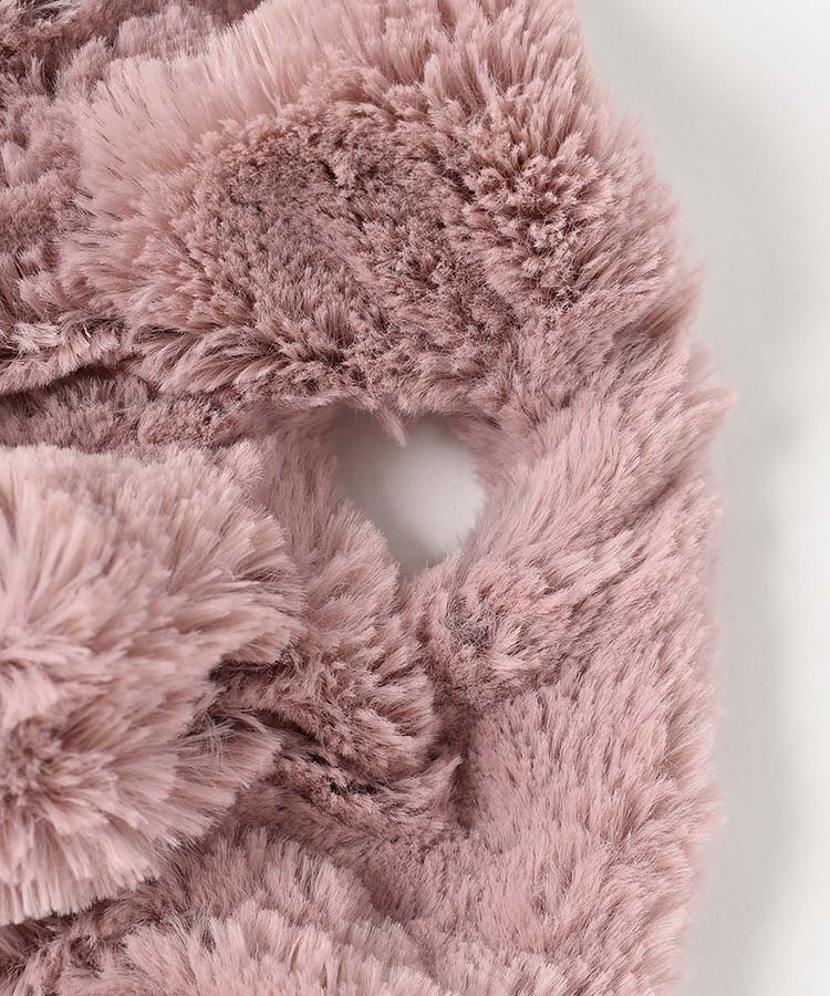 くるくるファーマフラー