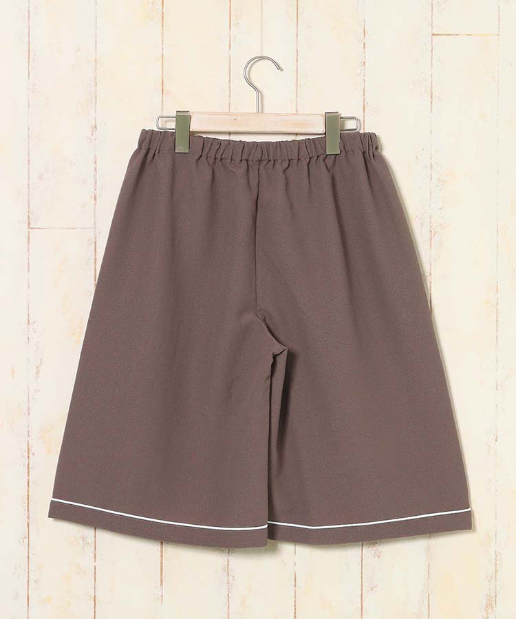 ≪SALE≫前開きパイピング半袖パジャマ