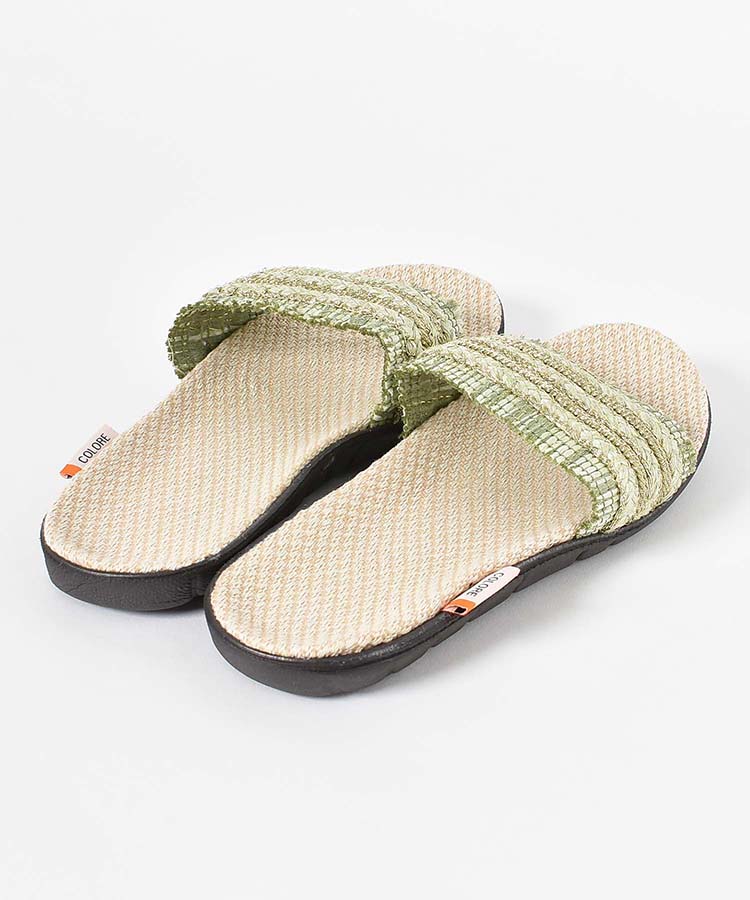 ≪SALE≫ラメフリンジジュートスリッパ