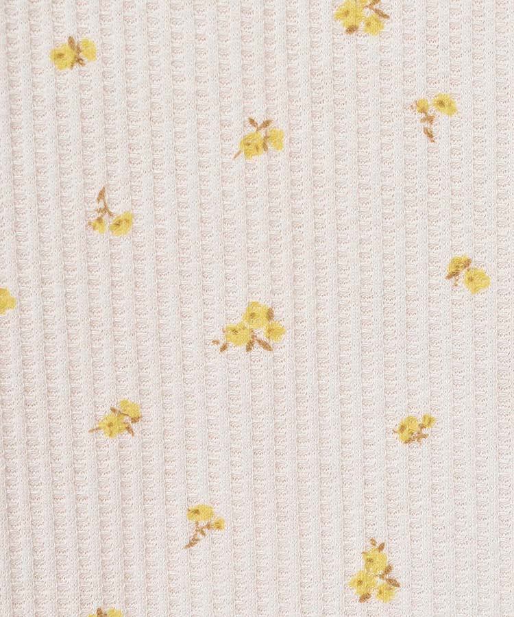 ≪SALE≫フラワーワッフルルームウェア上下セット