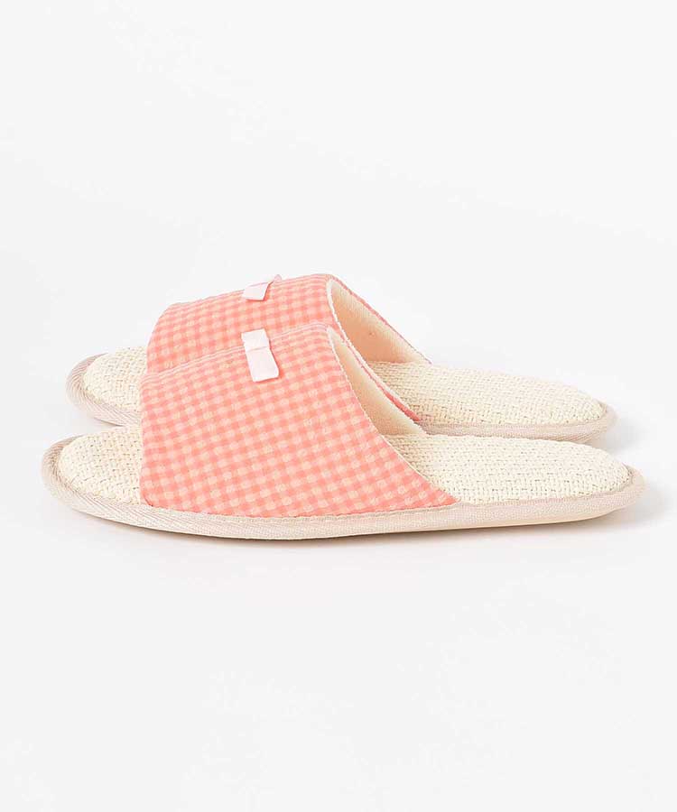 ≪SALE≫リップルチェックルームシューズ