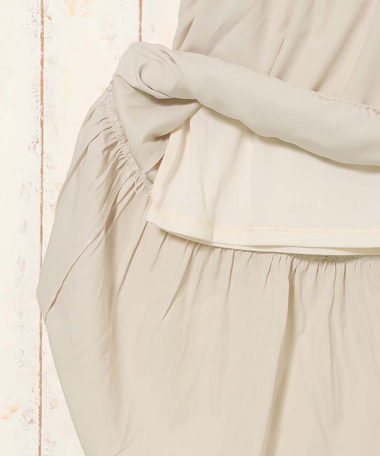 ≪SALE≫ショルダーリボンジャンパースカート