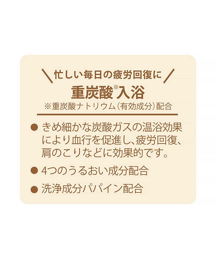 ウィズフローラ重炭酸バスタブレットガーデニア&ペア