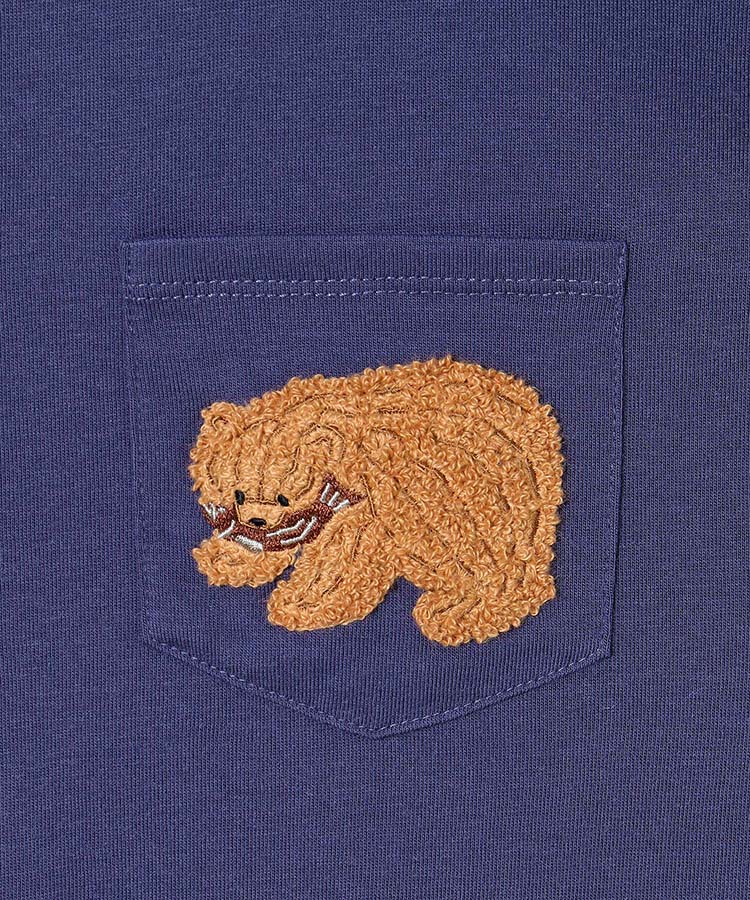≪SALE≫木彫りのクマサガラTシャツ