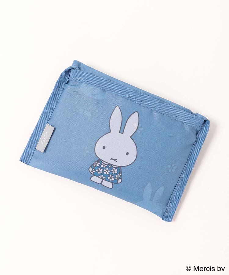 MIFFY BLUE FLOWERショッピングバッグS
