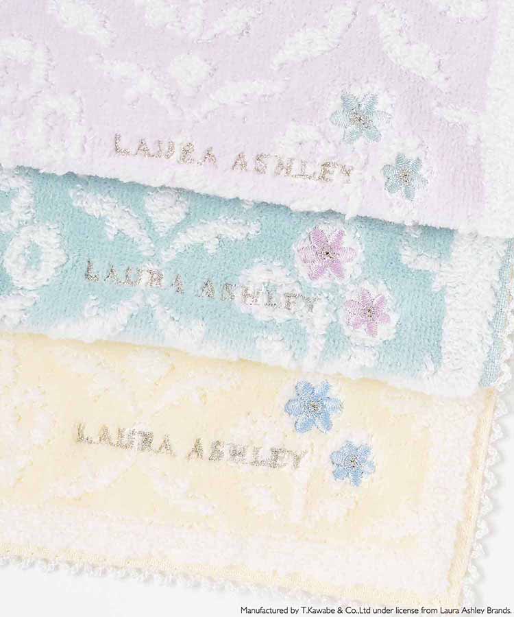 LAURA ASHELYフラワー刺繍ハンカチ