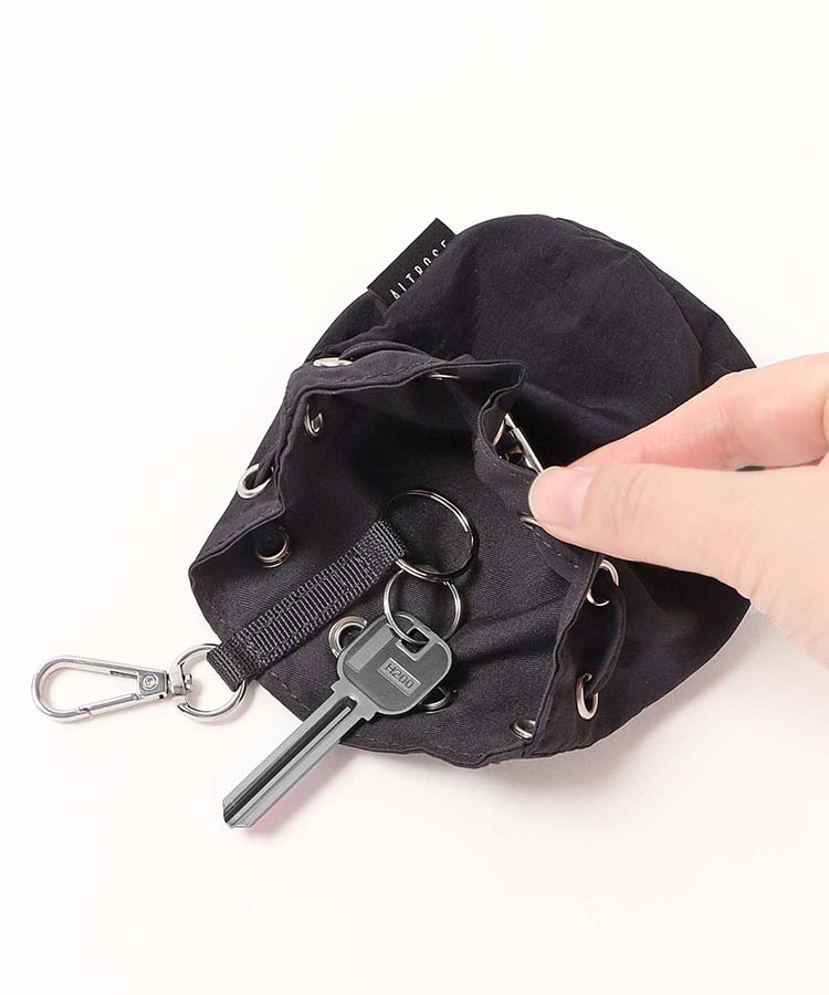 ≪OUTLET≫巾着ポーチ付くしゅくしゅストラップ