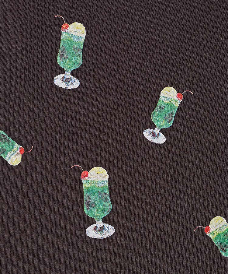 クリームソーダ総柄Tシャツ