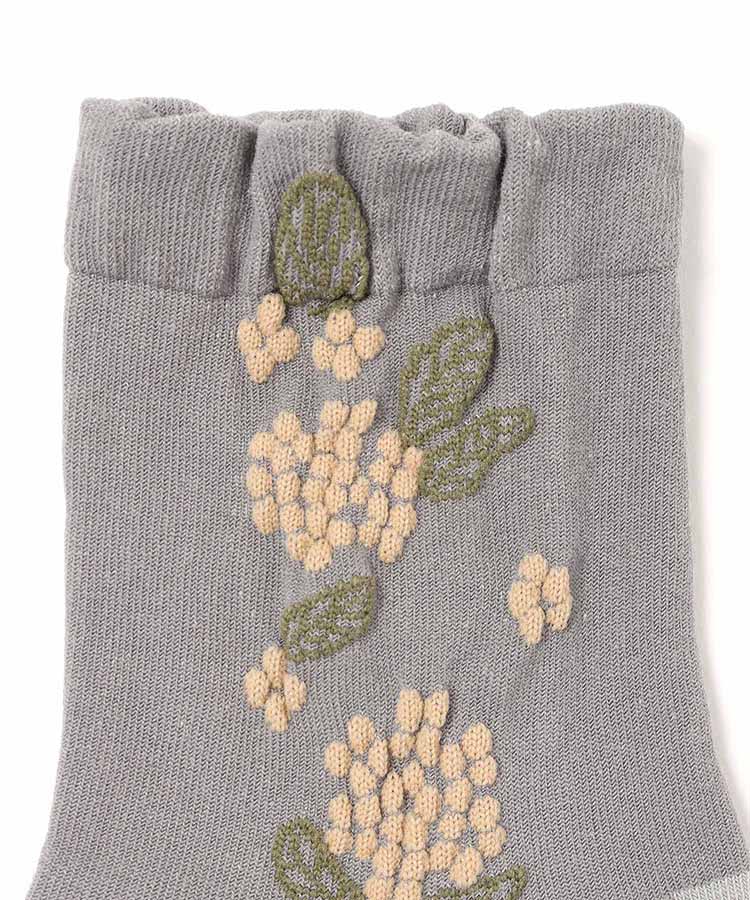 逆スパ金木犀ロークルーソックス