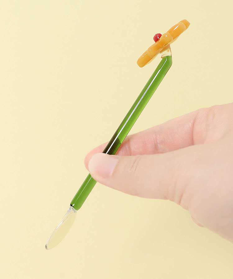 ≪SALE≫フラワーモチーフガラススプーン