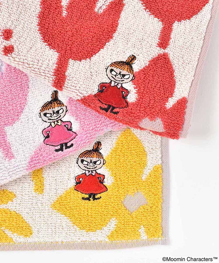 MOOMIN リトルミイとフラワータオルハンカチ