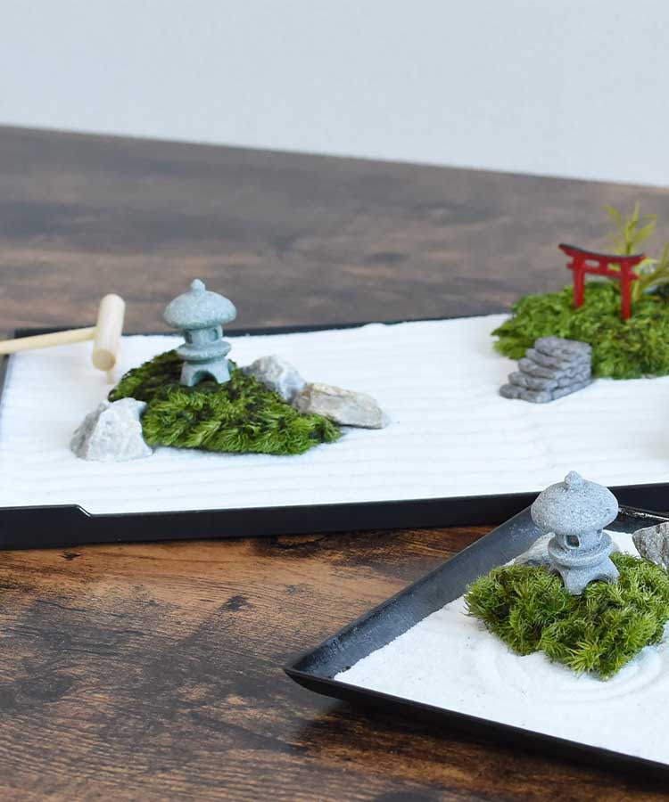 枯山水鳥居・灯籠付き