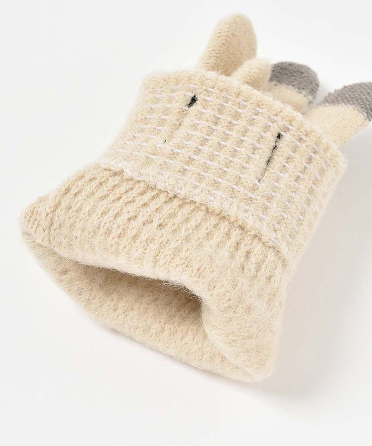 ≪SALE≫スマホタッチシンプルニットグローブ