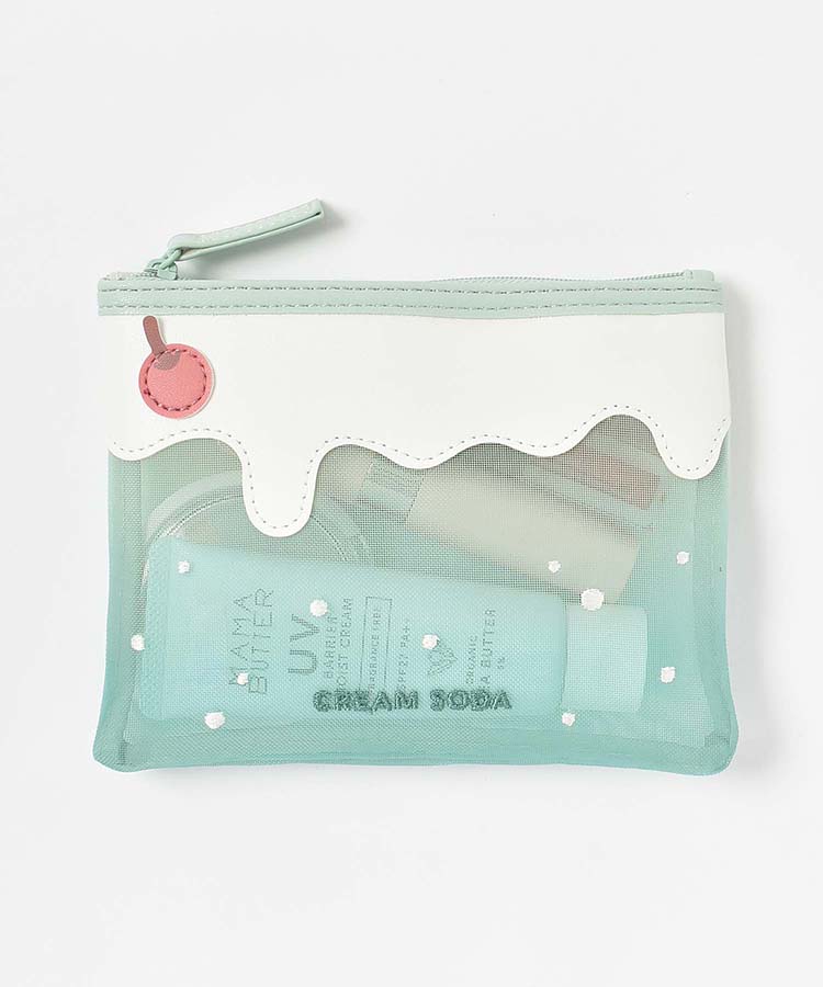 CREAM SODAフラットポーチ ポーチ 携帯小物 小物入れ プレゼント