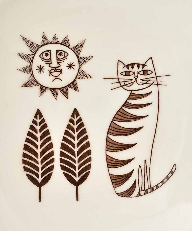 オールドカッパーラウンドプレートS