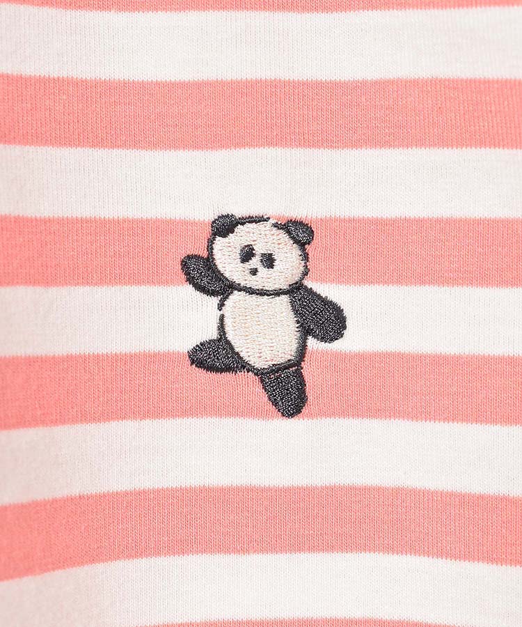 CYILABO刺繍ボーダーTシャツ