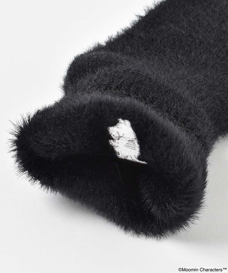 ムーミン刺繍フェザールームソックス