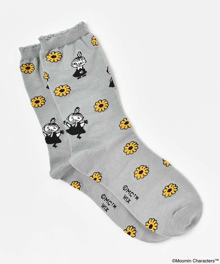 色々リトルミイ花柄クルーソックス