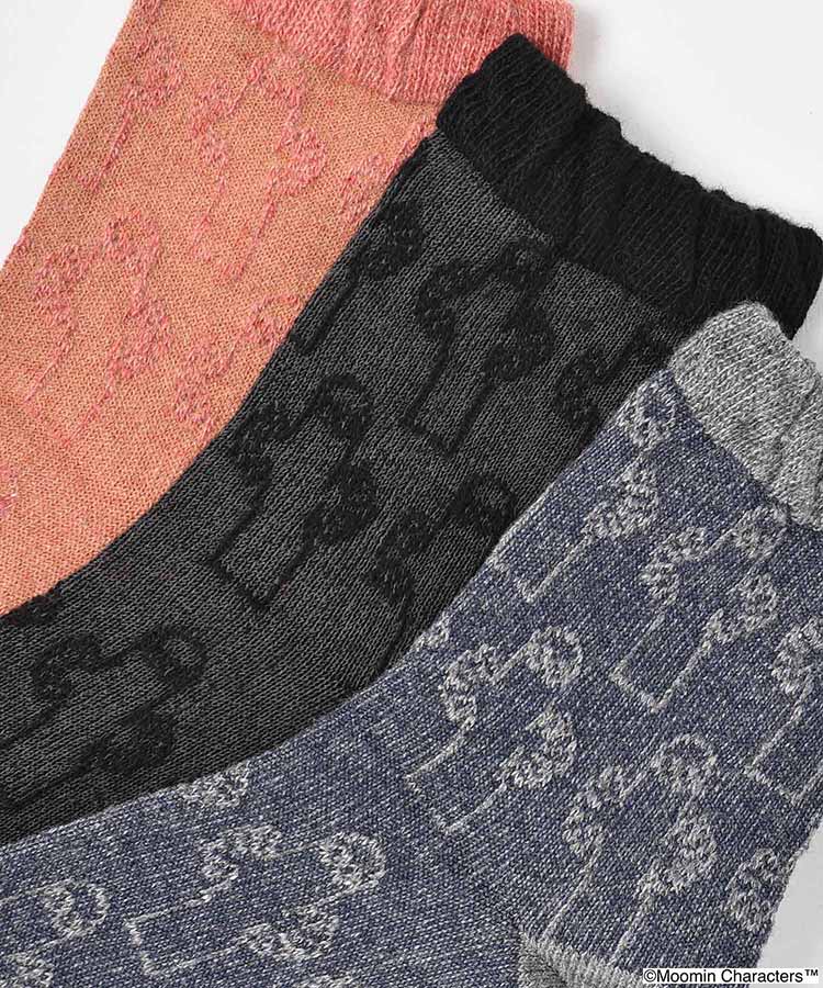 逆スパニョロニョロロークルーソックス