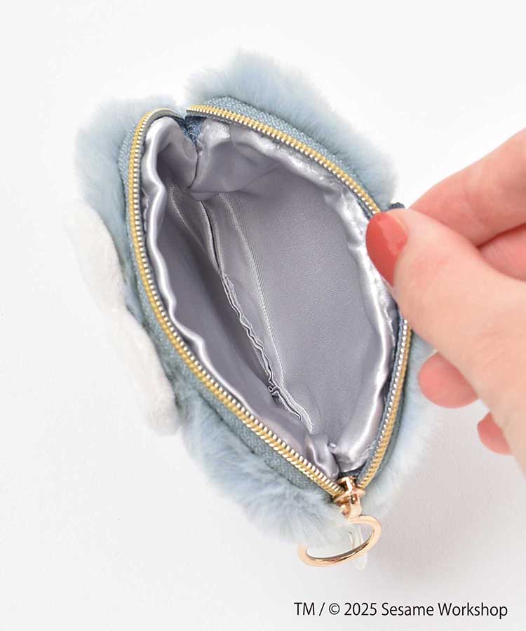 SESAME STREET FACE FURミニダイカットポーチ