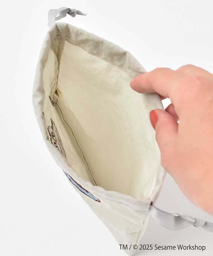 SESAME STREET EMBROIDERY巾着