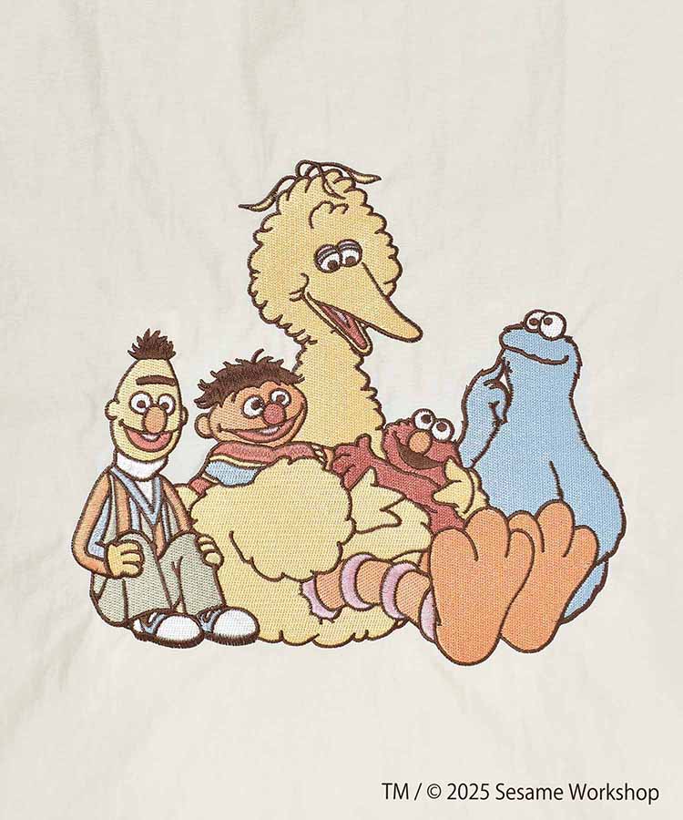 SESAME STREET EMBROIDERYショッピングバッグ