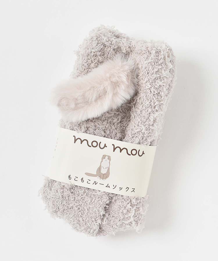 ムームーもこもこルームソックス