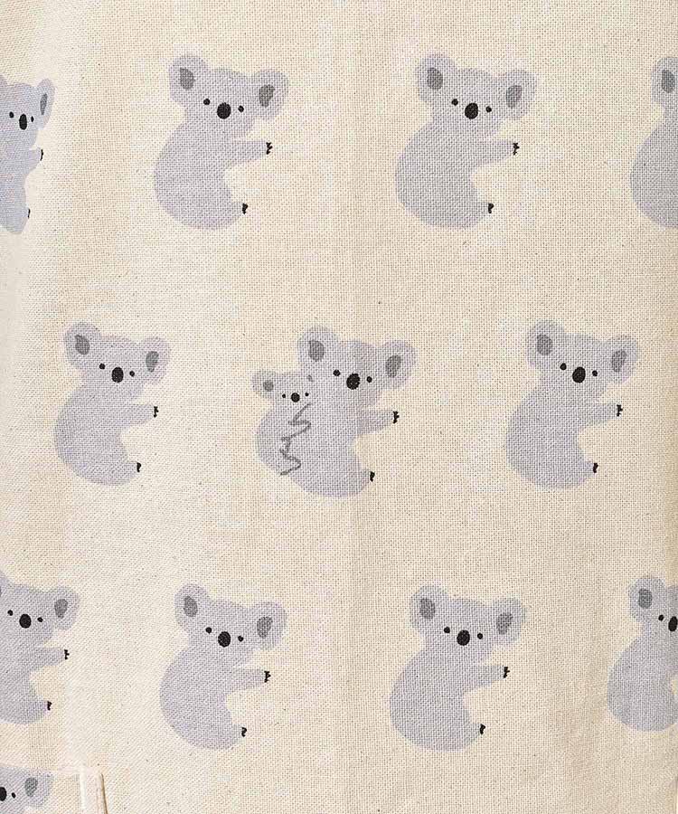 プリント総柄エプロン