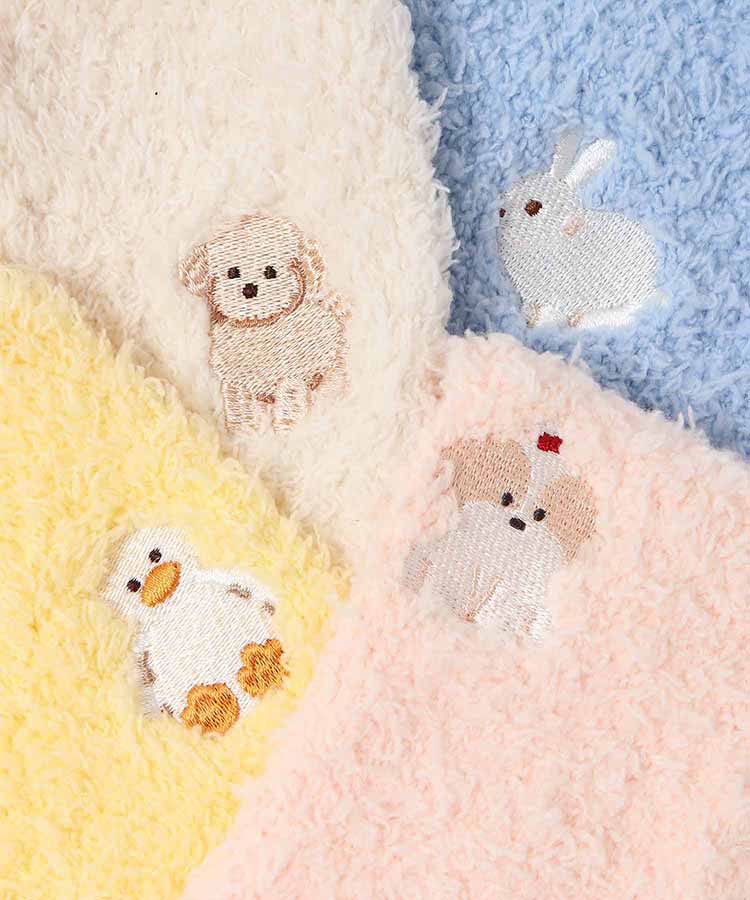 スワンネルおやすみルームソックス