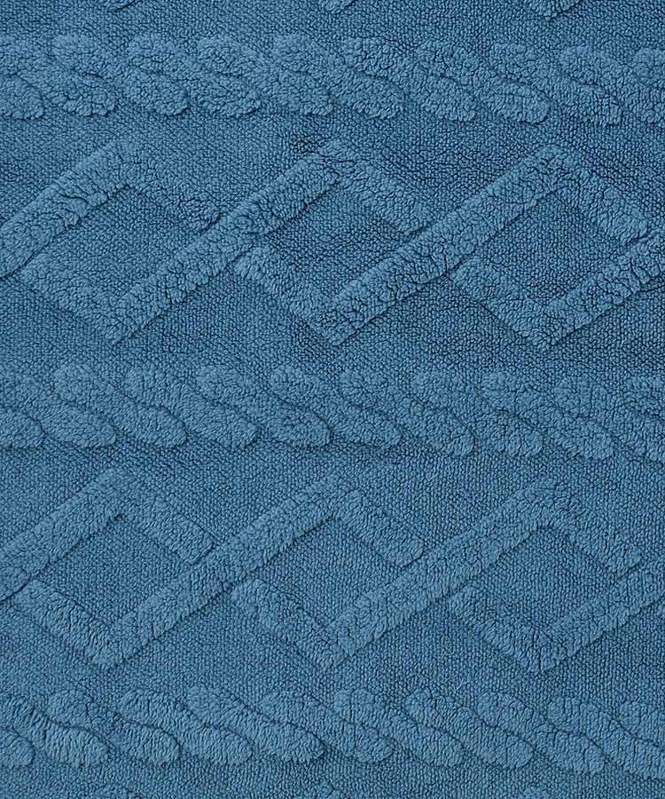 アラン編み風ボア3wayひざ掛け