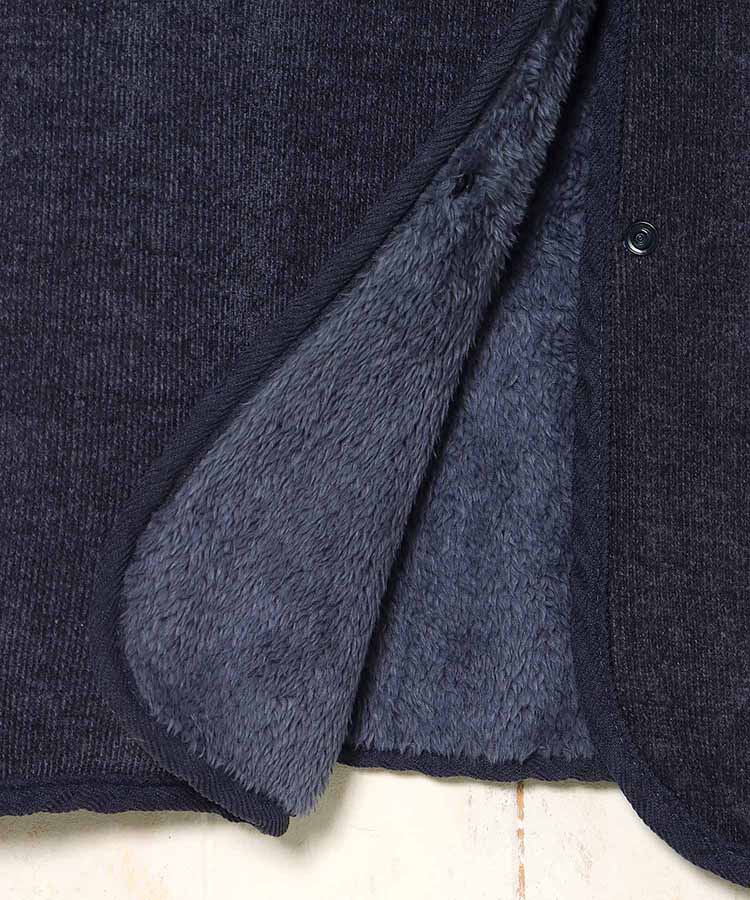 モールヤーンボアロングベスト