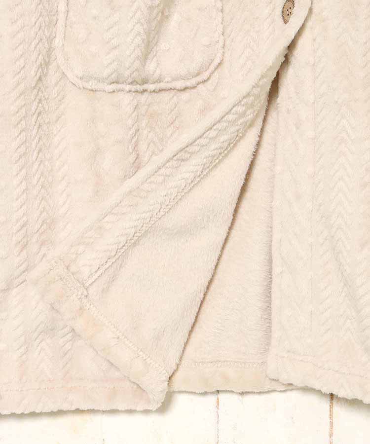 型押しマイクロノーカラーガウン26