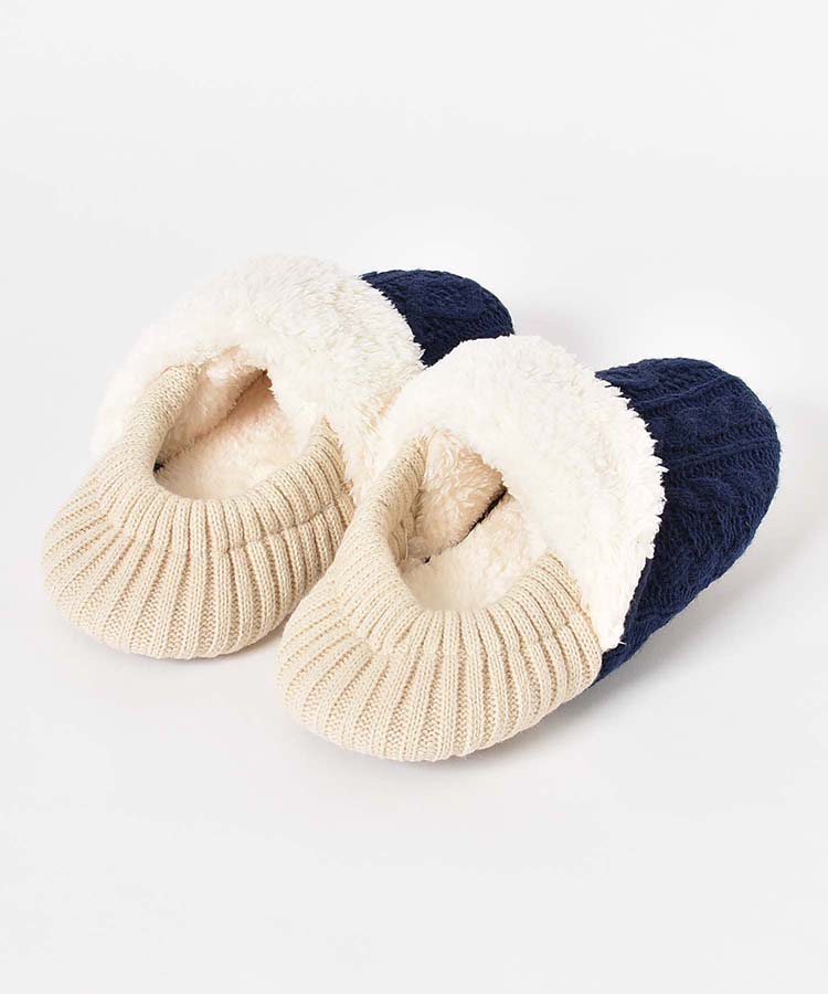 ニットルームシューズ