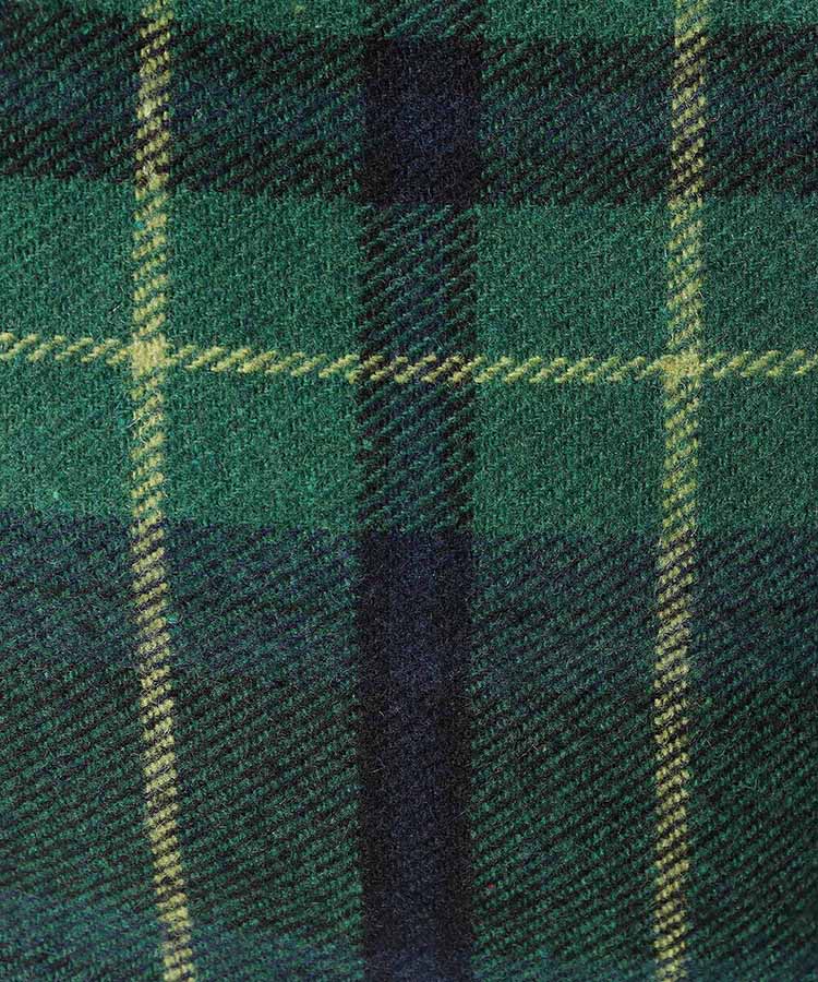 コージーチェック巾着バッグ