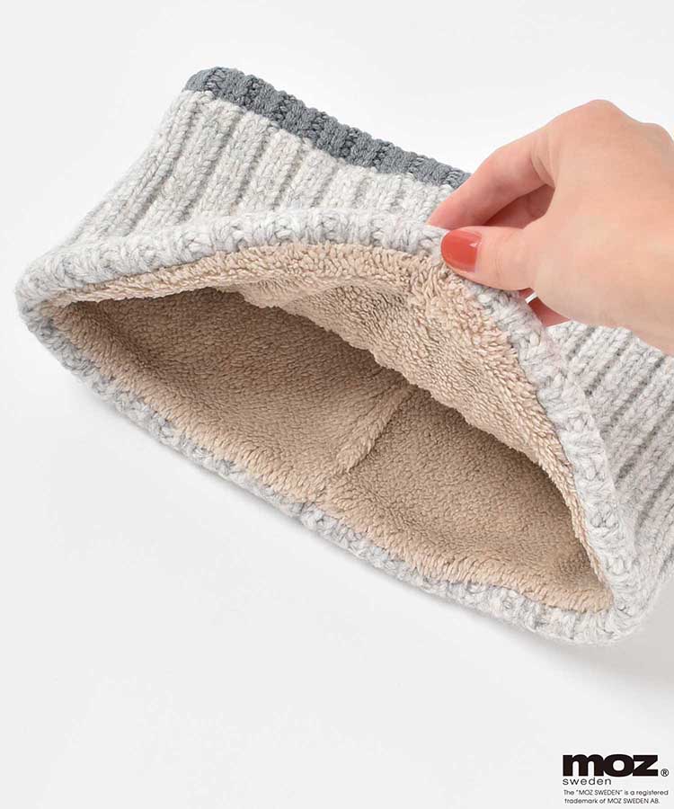 moz裏ボアニットネックウォーマー