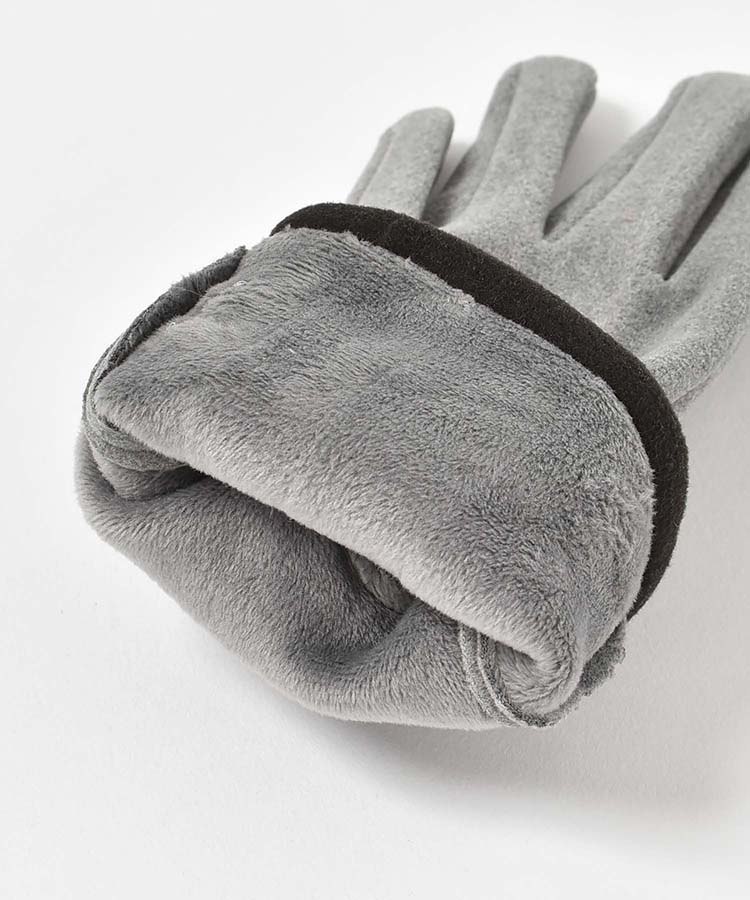 バイカラーボタングローブ