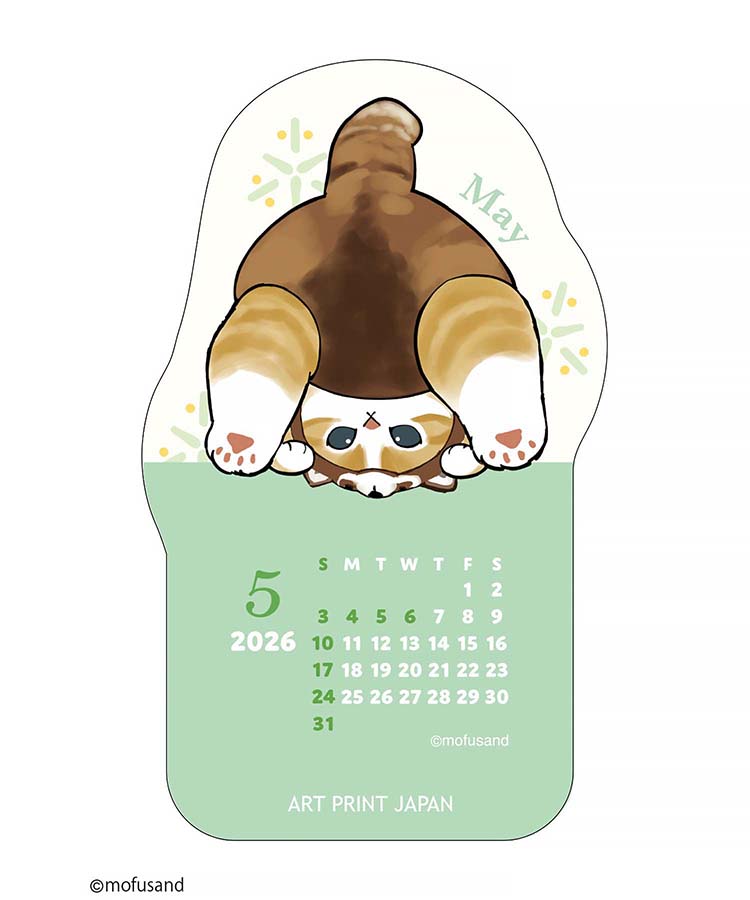 mofusandダイカット卓上カレンダー26