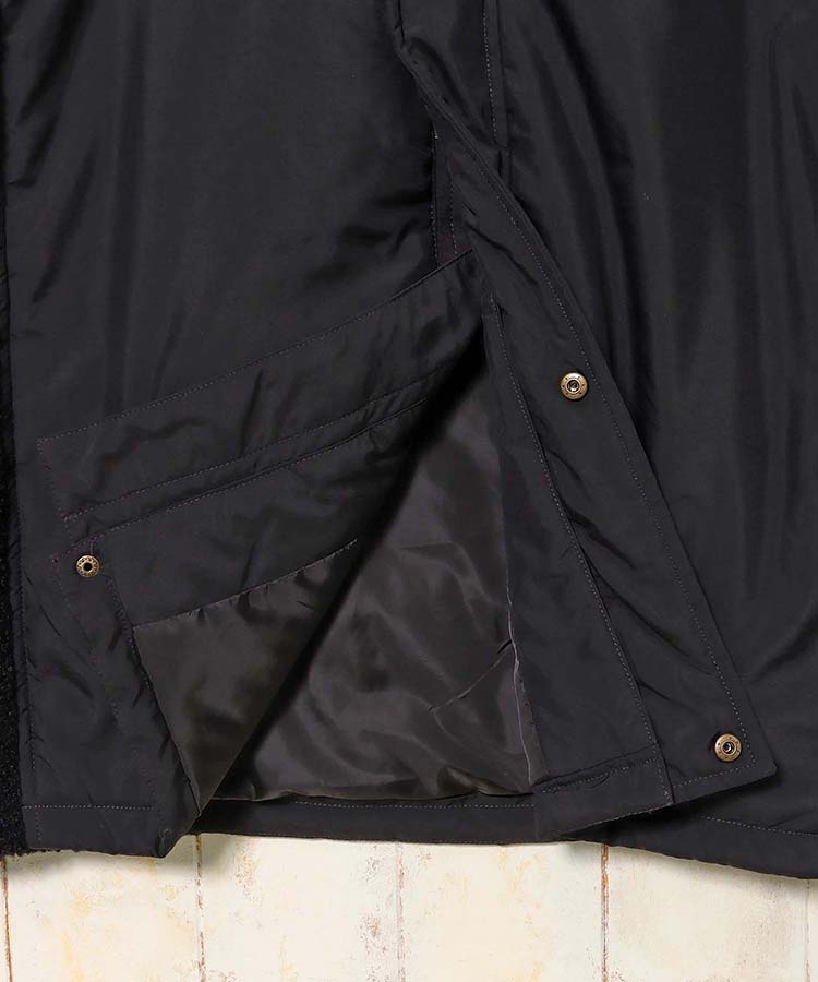 ボアナイロンオーバーコート