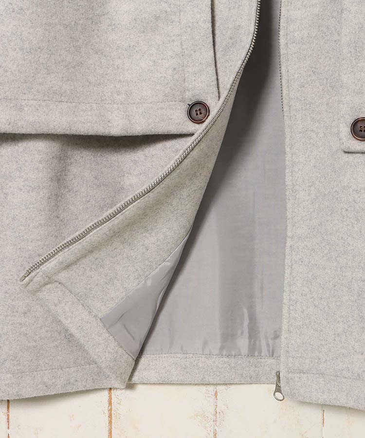 ウールライクブルゾン
