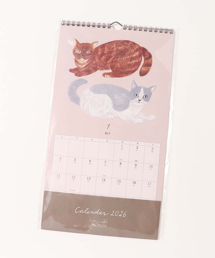 KURASHI壁掛けカレンダー26