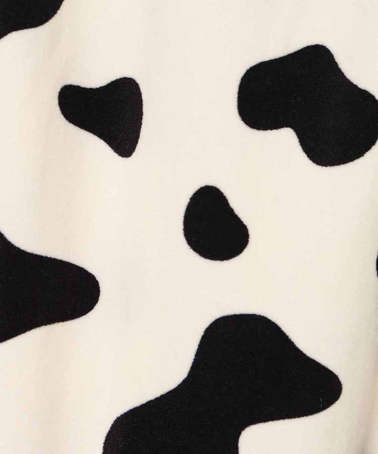 ウシ柄ワンポイントルームウェア上下セット