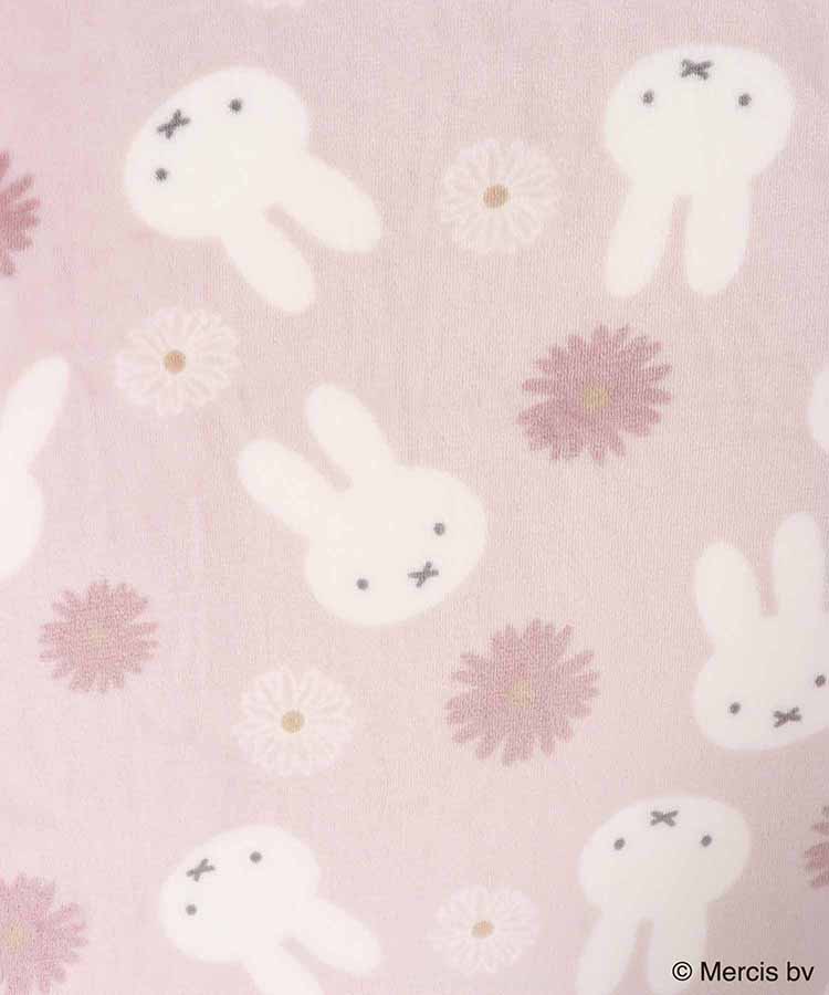 ミッフィーお花総柄ブランケット