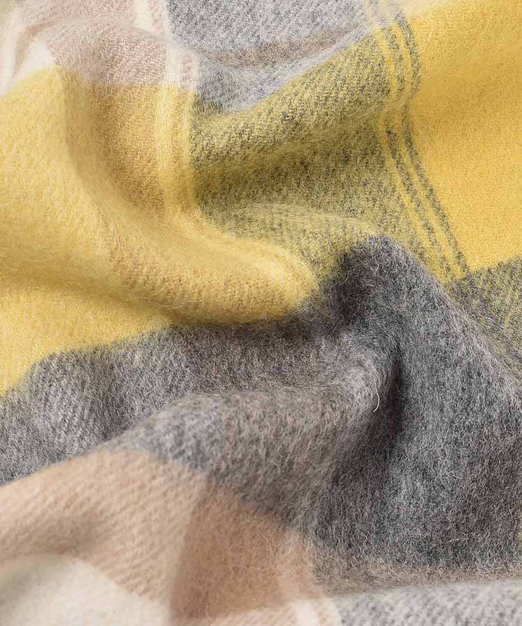 オリジナルネームウールチェックマフラー