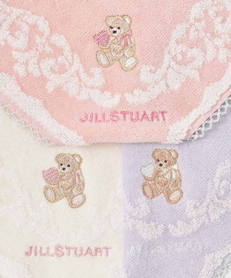 JILL STUARTハートテディタオルハンカチ