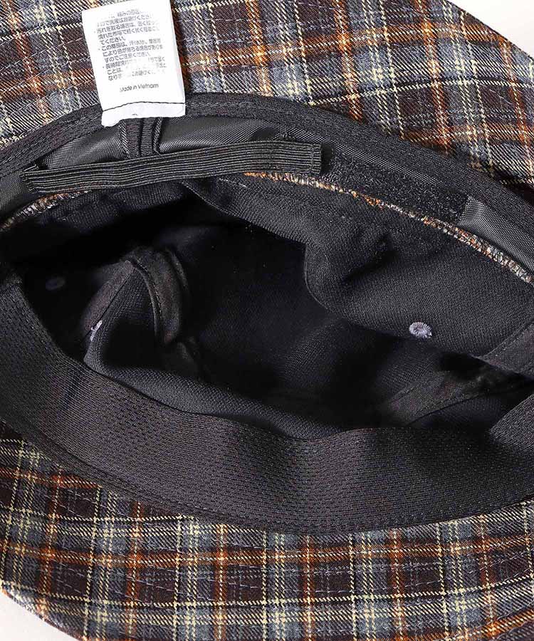 チェックリボンハット