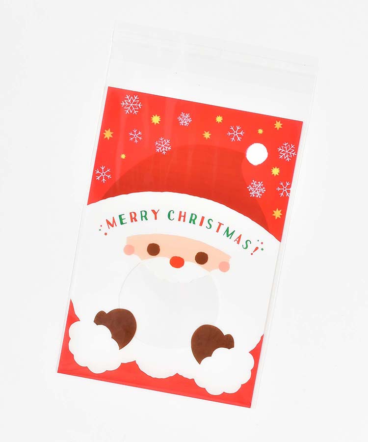クリスマスノリ付クリアバッグS