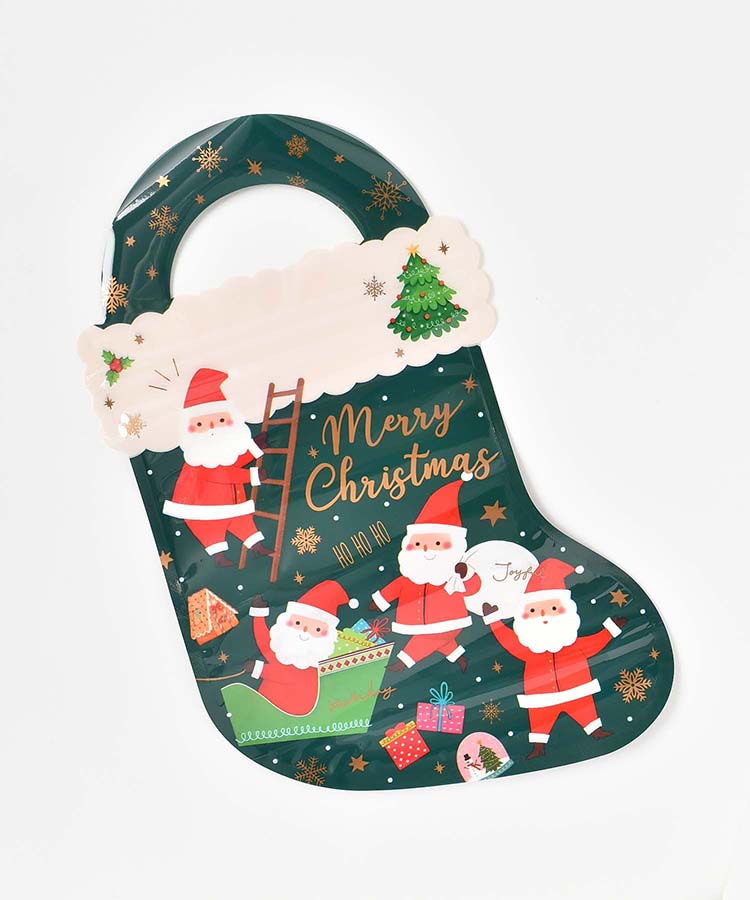 クリスマスダイカットジップバッグ