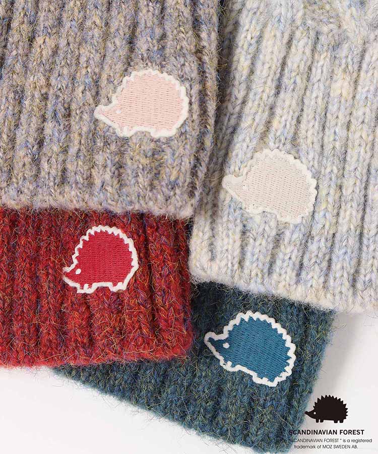 スカンジナビアンフォレスト  刺繍フィンガーレスグローブ