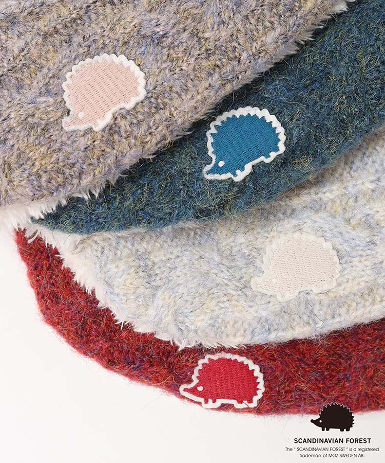 スカンジナビアンフォレスト 刺繍ネックウォーマー