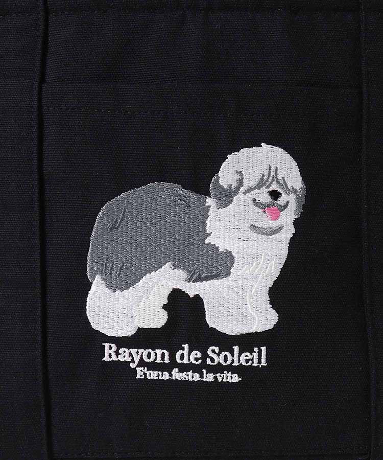 アニマル刺繍保冷トート